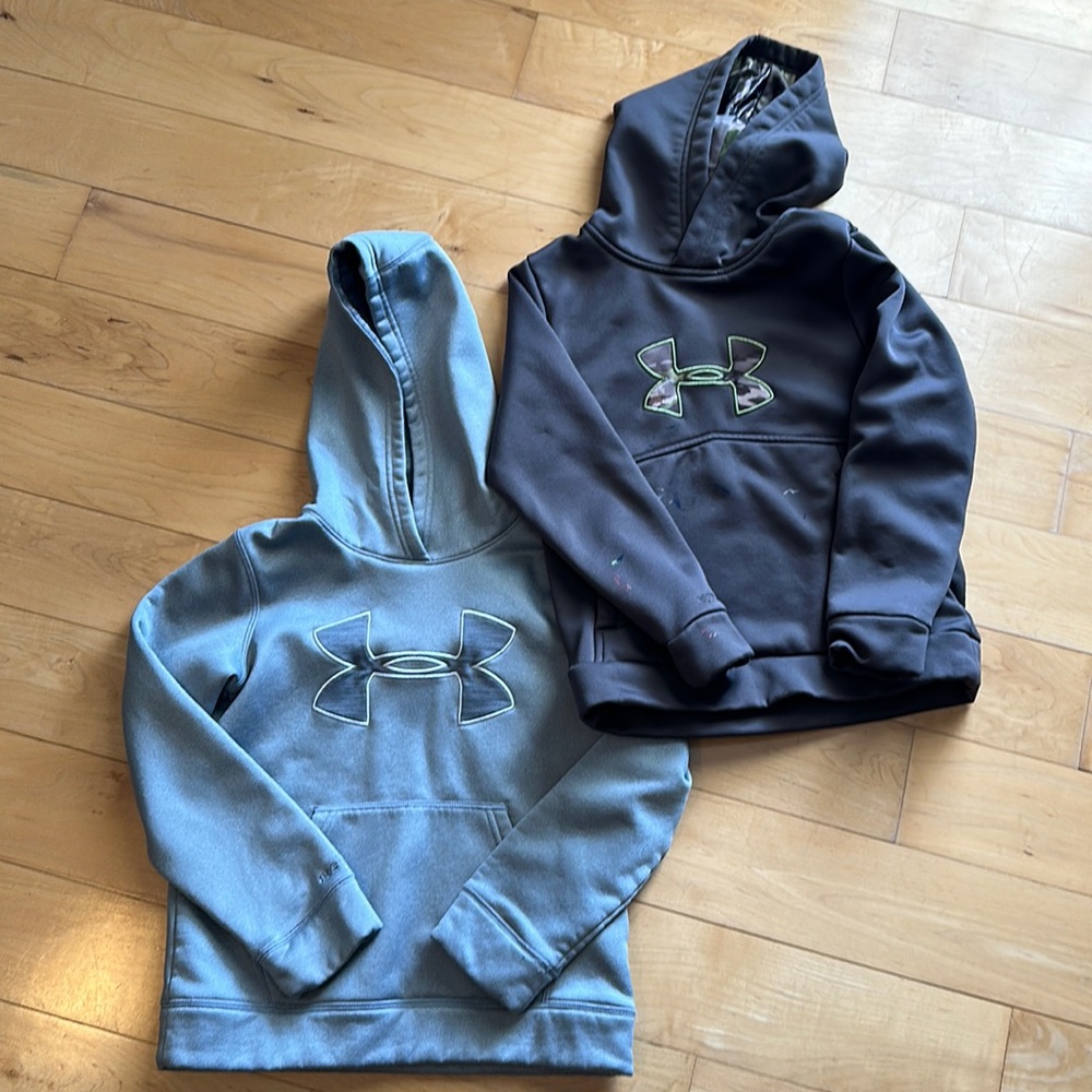 Youth small Under Armor hoodies